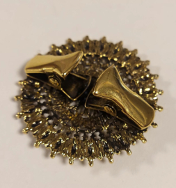 Vestclip/vestsluiting art. 6856 - goudkleur