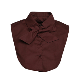 Los kraagje met strik art. 8265 - donkerbruin