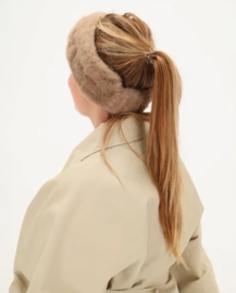 Charm hoofdband faux fur art. 26267 - taupe