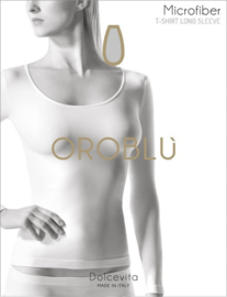 Oroblu Dolcevita T-shirt Round Long Sleeve - wit