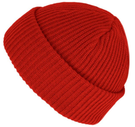 Fiebig dubbelgebreide muts art. 452029 - rood