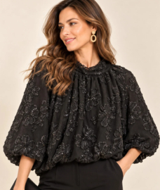 Damesblouson/top Lina art. 92114 - zwart