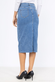 Rok stretchdenim Bestiny art. 1776 - blauw