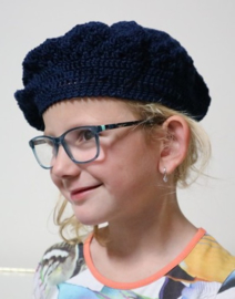 Kinderbaret Esmee - donkerblauw