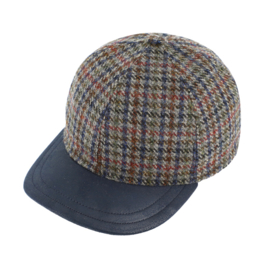 Fiebig herencap met oorkleppen art. 424026 - blauw/grijs