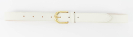 Damesriem classic grain art. Suus  - beige/goudkleur
