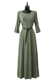 ES jurk Calerie uni art. 21664 - groen
