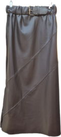 Damesrok leatherlook Mysty art. 9303 - bruin