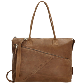 Micmacbags laptop-/werktas Marrakech art. 20674 - cognac/bruin