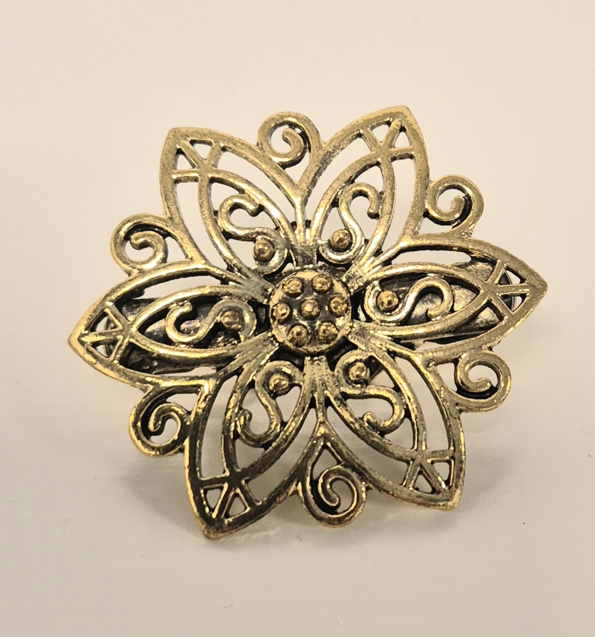 Vestclip/vestsluiting art. 6916 - goudkleur
