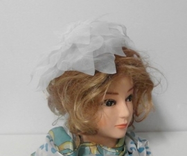 Azone haargarnering  organza roos  art. 3.48.101.0 - offwhite