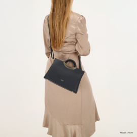 Charm hand- en schoudertas Lucca art. 24460 - navy