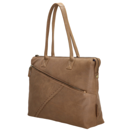 Micmacbags laptop-/werktas Marrakech art. 20674 - taupe
