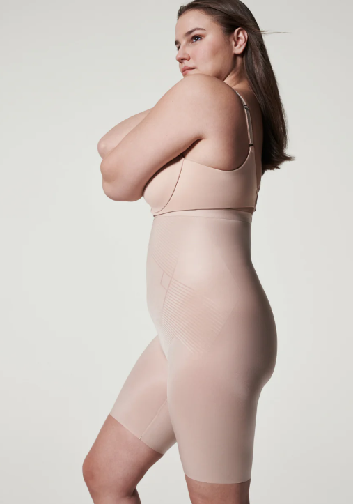 Spanx Thinstincts® 2.0 High-Waisted Mid-Thigh Short art. 10233R - champagne beige