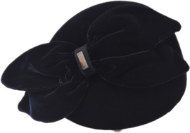 Complit haarbanddop Fluweel art. 25168 - donkerblauw