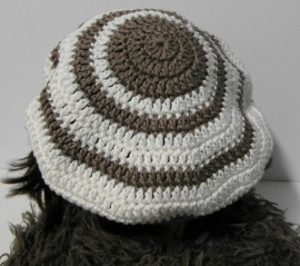 Kinderbaret Cora - offwhite/taupe