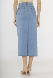 Rok stretchdenim Bestiny art. 1839 - lichtblauw