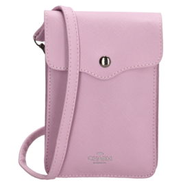 Charm London telefoontasje Saffiano art. 20761 - lila