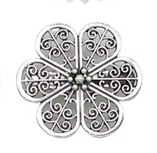 Vestclip/vestsluiting art. 9992 - zilverkleur