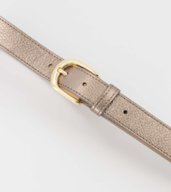 Damesriem classic grain art. Suus  - brons/goudkleur