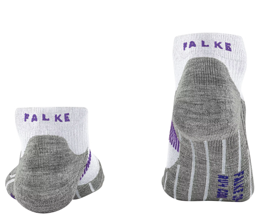 FALKE RU4 Endurance Cool Short Running korte damessokken art. 16171 - wit/grijs