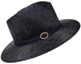 Weba Hats dameshoed Ramie art. 1276 - donkerblauw