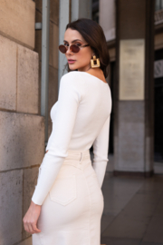 DL stretchdenim rok Diamond art. 2741 - ivory