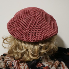 Damesbaret  Eva 15 - marsala rood/425