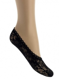 Bonnie Doon Lace Footie - zwart