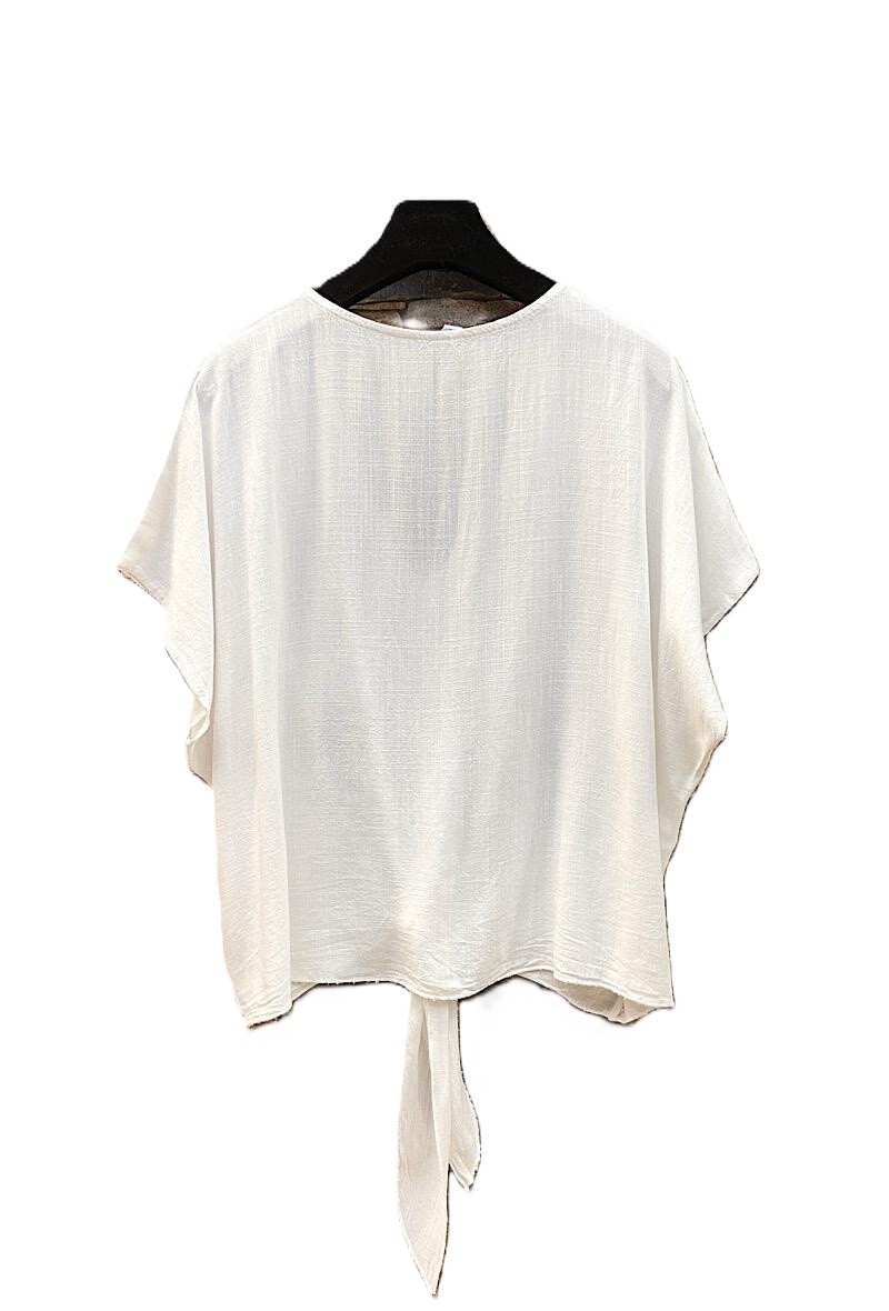 ES damesblouse Billie art. 3195 - wit