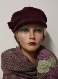 Fiebig dameskleppet art. 52952 - aubergine