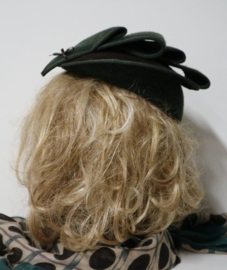Complit dameshoed art. 21833 - mosgroen gemêleerd/bruin