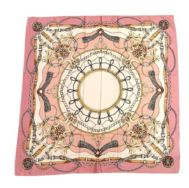MP luxe vierkante shawl 90 x 90 art. 9009 - roze