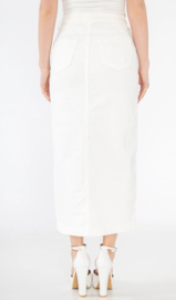 Rok stretchdenim ViviD Button art. B101 - offwhite