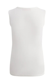 TRIPLE NINE top met kant Viscose art. 9005 - crème