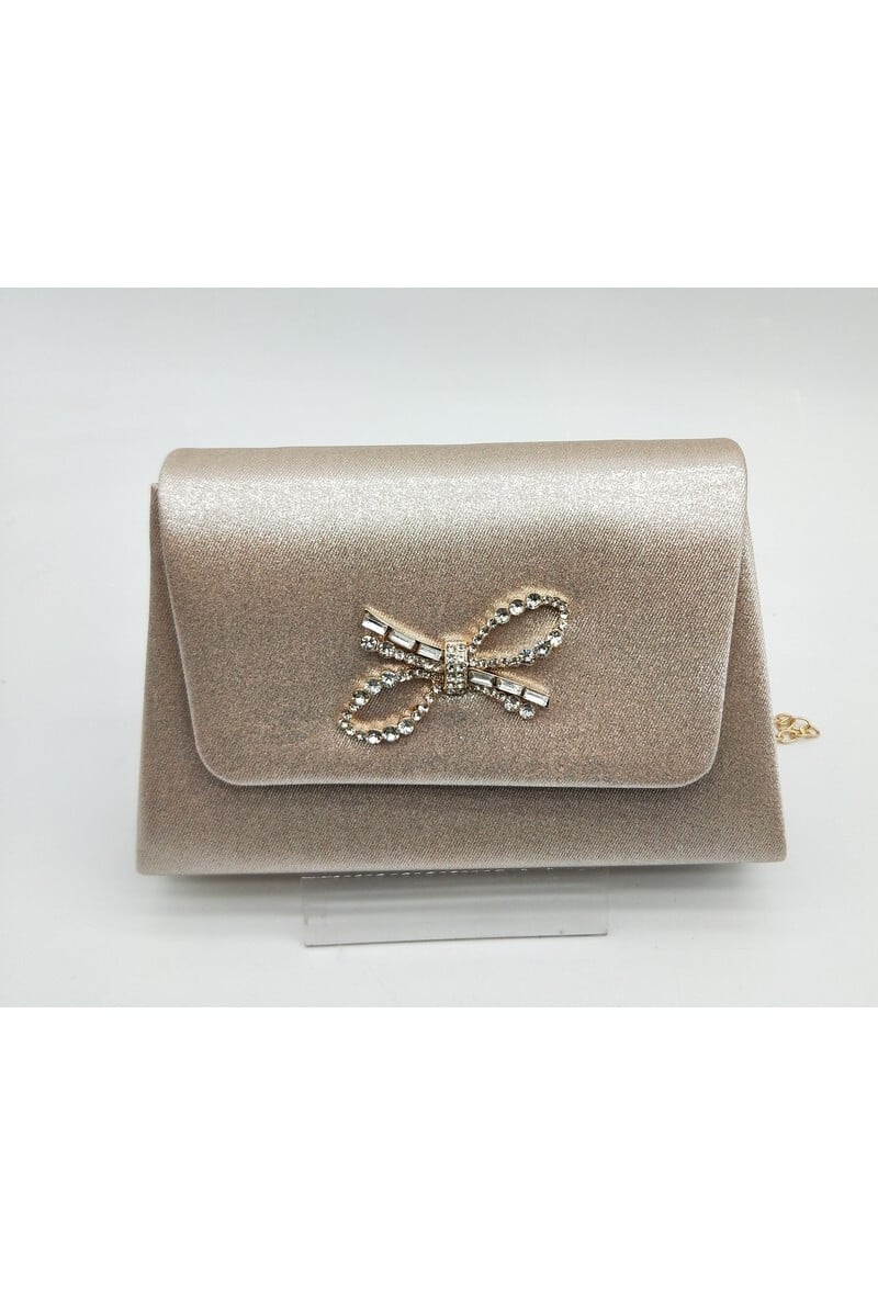 Gelegenheidstasje/clutch art. 759 - champagne/rosé
