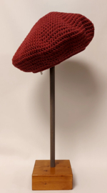 Damesbaret Eva 15 - donkerrood