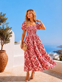 Damesjurk Smoque Sara art. 6088-102 - fuchsia/rood