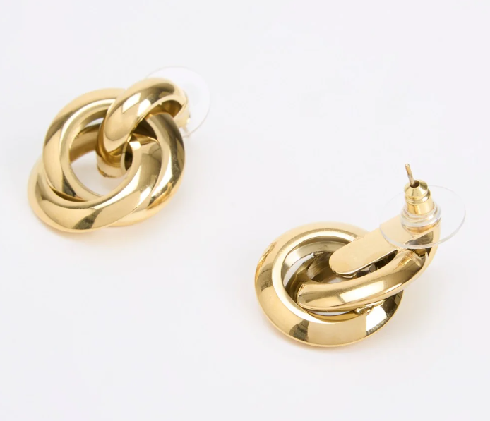 Camps & Camps oorstekers Double Hoops art. 2S132_L - goud