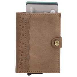 Pasjeshouder/safety wallet Marrakech art. 20670 - taupe