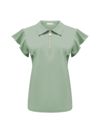 TRIPLE NINE blouse art. BLS6937 - saliegroen