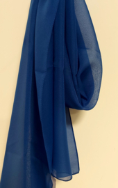 P-Modekontor voile shawl art.  1018100-4 - koningsblauw