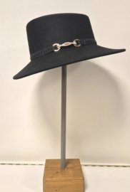 Weba Hats dameshoed Wol art. 4500 - zwart
