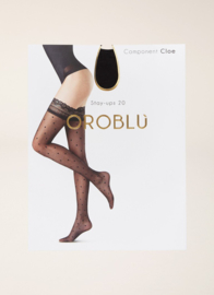 Oroblu stay-ups Bas Component Cloe Dot - zwart