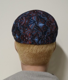 Hatland flatcap Yoel art. 57130/02 - navy/rood