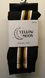 Yellow Moon long legging art. 20263 - zwart/geel