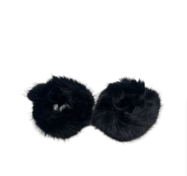 Polswarmer Wrist Cuff fake fur long art. 843-8 - zwart