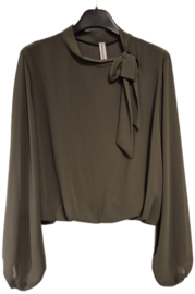 ES damesblouse/top Aniella art. 3140 - groen