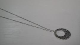 Halflange ketting art. 6582 - zilverkleur