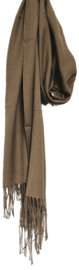P-Modekontor pashmina shawl art.  1032100-3 - taupe